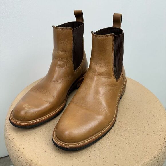 Nisolo Women’s Leather Carmen Chelsea Boot in Almond Brown - Picture 11 of 16